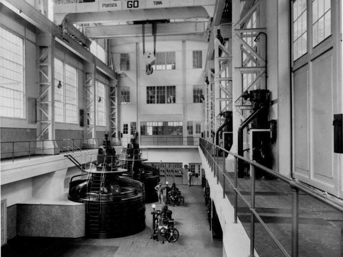 1928 la nuova centrale di Moline
